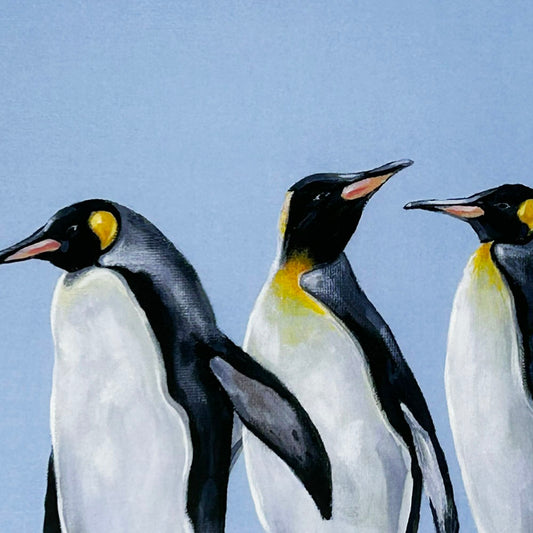 Ally Smith is a local Edinburgh based artist who has always been inspired to paint nature. Ally paints in contemporary bright, bold colours, creating characterful animal studies.
This Penguins Notebook is perfect for all your lists, drawings and doodles.
A5 Spiral bound, blank pages.