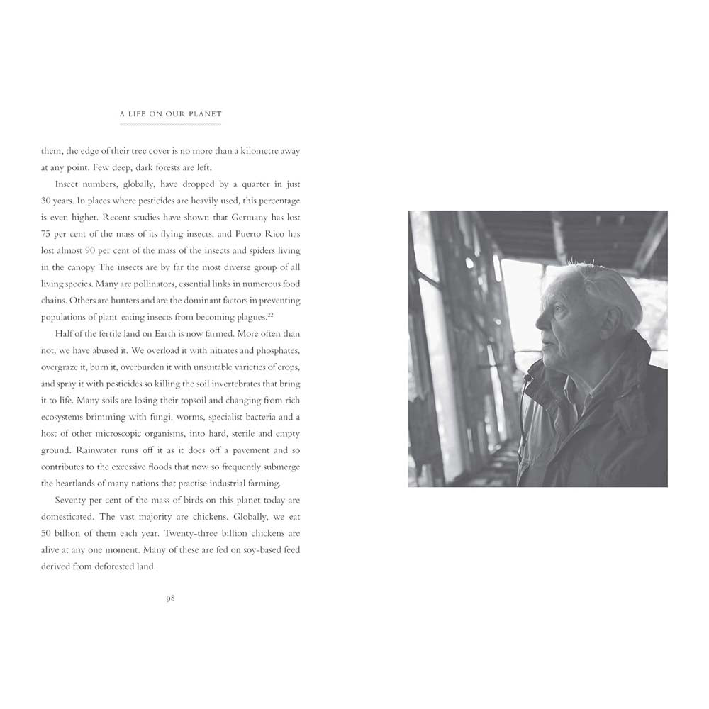 A life on our planet book by David Attenborough