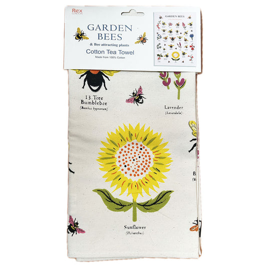 Introducing the Garden Bees Cotton Tea Towel, the perfect addition to any gardening enthusiast's kitchen. Made from 100% cotton, this tea towel features charming illustrations of garden bees and bee-attracting plants. Stay inspired while keeping your kitchen clean and environmentally friendly with this functional and stylish tea towel.
50 x 70cm