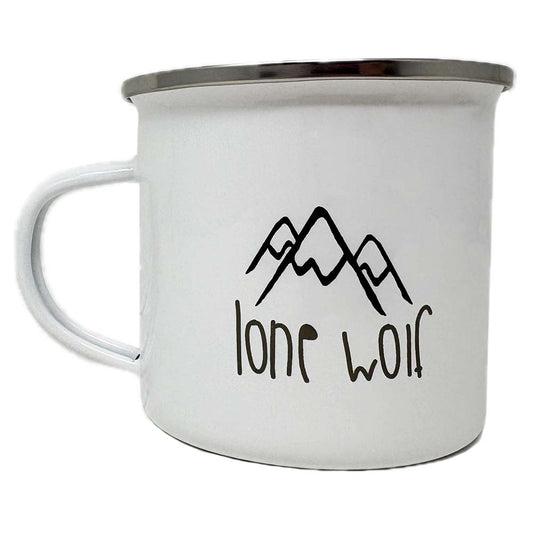 Sip your favourite hot or cold beverage in style with this fancy Wolf Enamel Mug by Catherine Redgate. Featuring a delightful tin/enamel mug with wolf on one side and a stylised mountain/lone wolf logo on the other. This cup is perfect for adding an fierce touch to your home.
Pawsitively purr-fect!
Hand Wash Only