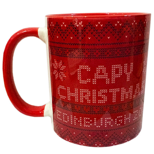 Edinburgh Zoo Capy Christmas Duotone Mug