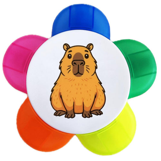 Make Capybaras the highlight of your day with this Edinburgh Zoo Capybara Petal Highlighter. This fun highlighter pen has 5 fluorescent shades, RZSS Edinburgh Zoo branding and illustrations of our Capybara.
Catch up with Rodney, Luna and Cali here.