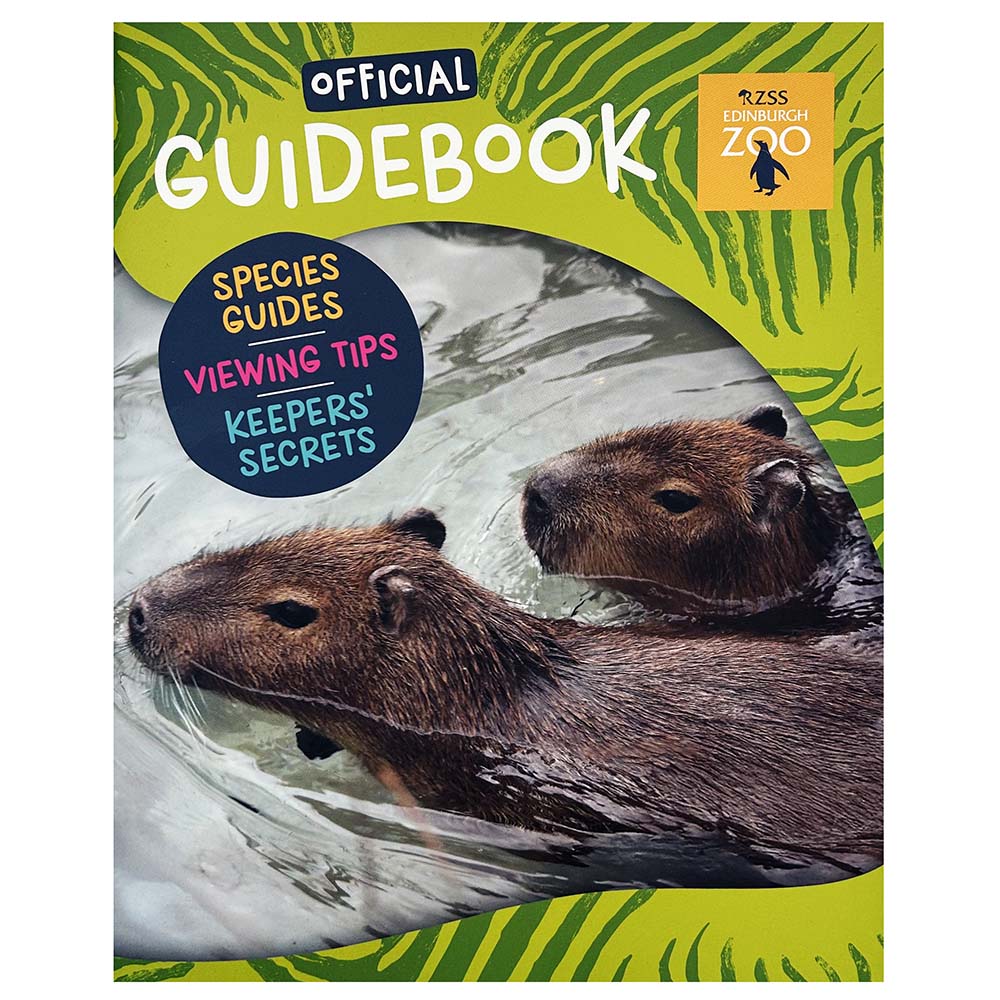 Discover the animals of Edinburgh Zoo with this guidebook! Learn fun facts about the different species and explore the unique habitats of the zoo. Whether you're a first-time visitor or a longtime fan, the Edinburgh Zoo guidebook offers something for everyone. From giraffes to meerkats, explore the zoo's vast array of species and habitats. With detailed animal information, keepers' secrets and more, the guidebook is the perfect companion for a memorable day out.
Please note Guidebooks will be sent wit