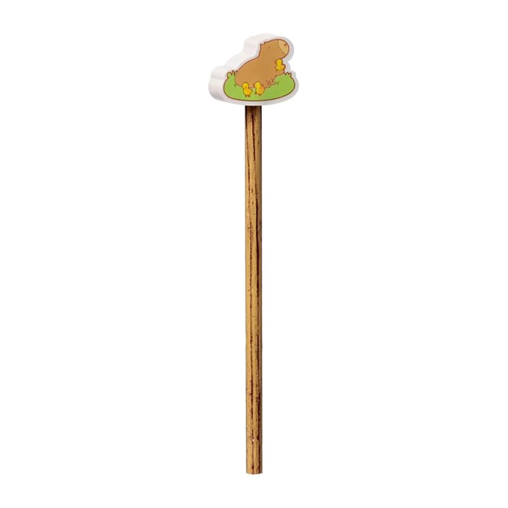 Capybara Pencil with Eraser Top (Assorted)