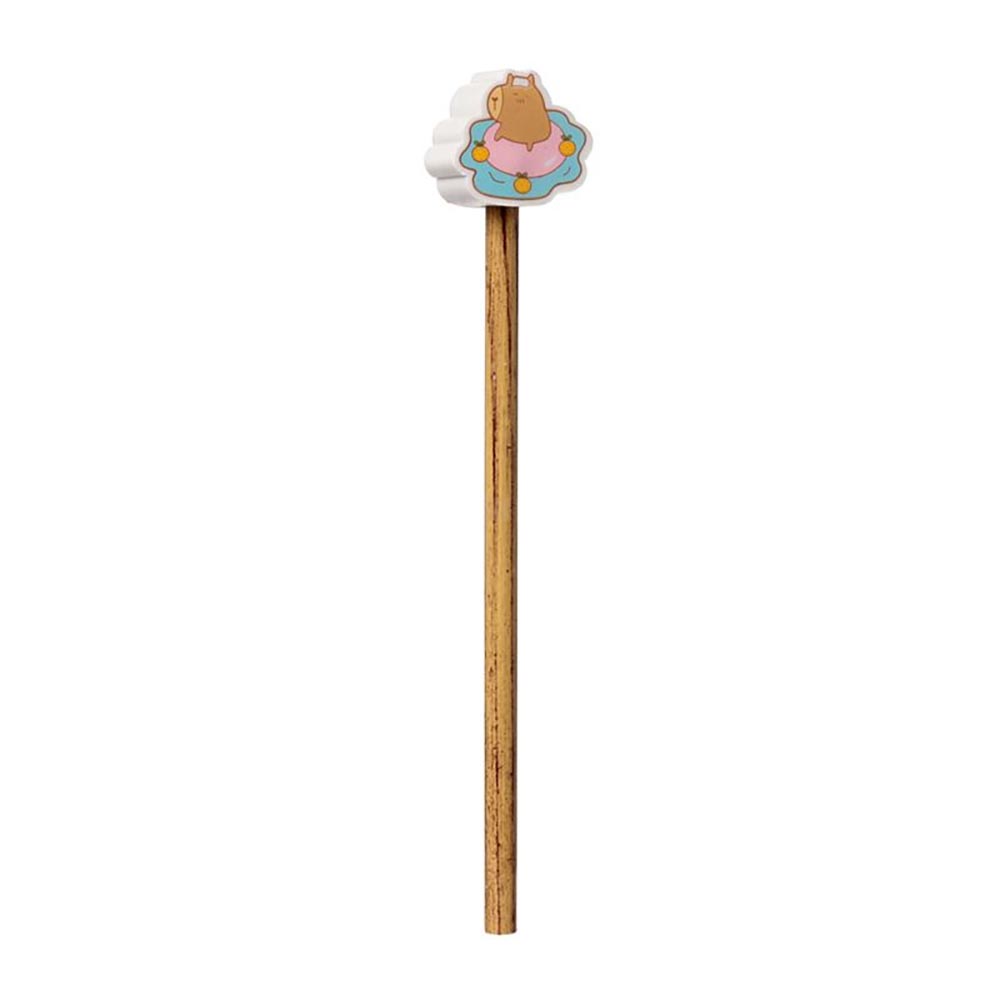 Capybara Pencil with Eraser Top (Assorted)