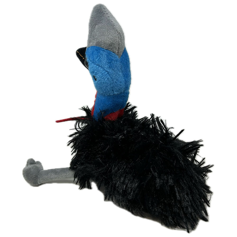 This Cassowary soft toy has a luscious, thick plush body ,short plush neck and legs and shiny safety eyes. This fearsome bird looks cute with his plush casque and felt wattle.
Eco friendly made with recycled plastic bottles, extra fun for cuddles while staying environmentally friendly.
Cassowary's are one of the closest living species to dinosaurs and the second largest bird in the world.
20cm tall
Suitable from birth.
Hand Wash