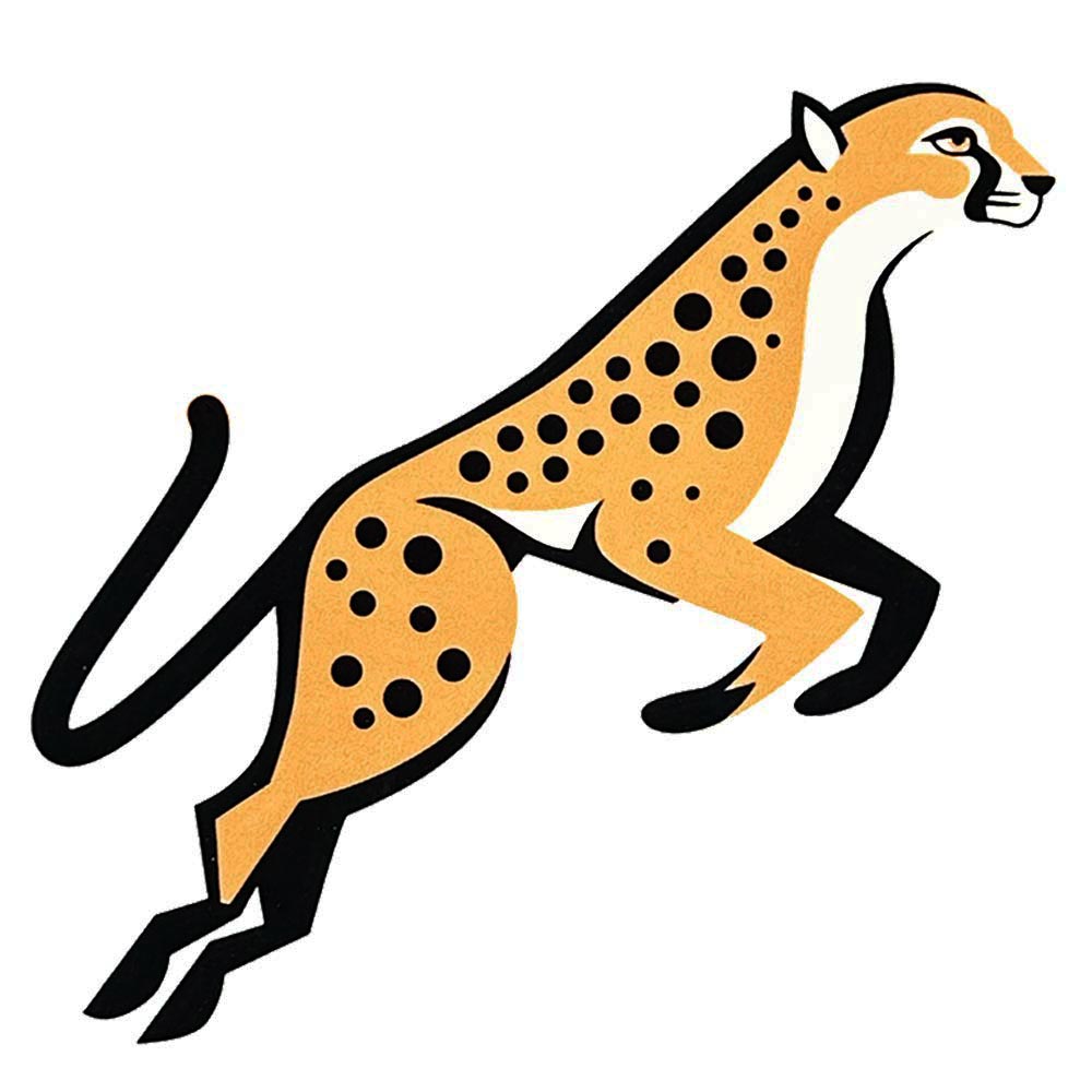 This Edinburgh Zoo Coaster in Solo Cheetah Design is a fun addition to your home or office.
Edinburgh Zoo has come together with Hole In My Pocket to create a fun, retro range of cheetah themed products. Shop the collection here.
Illustrated by Allistair Burt, Hole In My Pocket
90 x 90mm