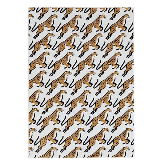This Edinburgh Zoo C is for Cheetah Jotter is a fun addition for notes. Lined pages with a stiff cover, perfect for work, school or home. 
Edinburgh Zoo has come together with Hole In My Pocket to create a fun, retro range of cheetah themed products. Shop the collection here.
Illustrated by Allistair Burt, Hole In My Pocket
210 x 148 A5
