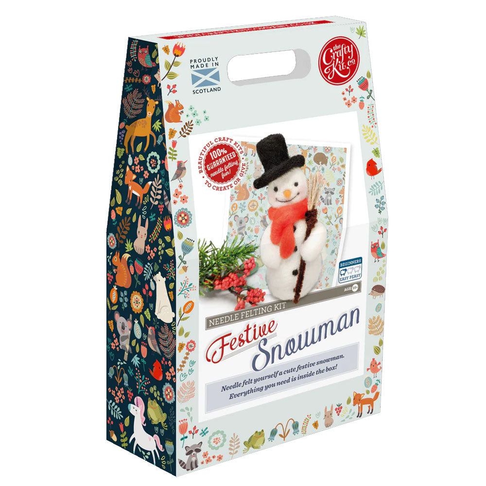 Festive Snowman Felting Kit