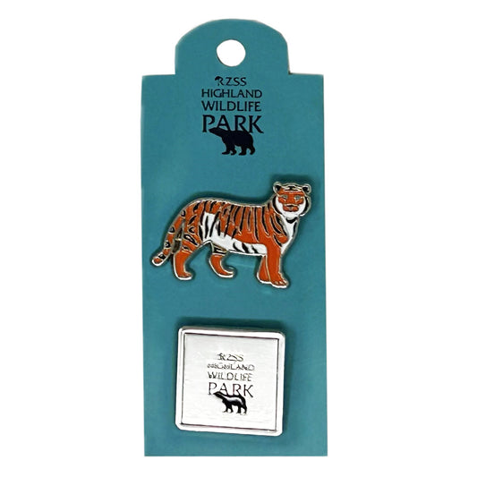 A range of high quality metal pin badges branded with the official Highland Wildlife Park logo. 
Dimensions: approx. 3 x 2.5cm.
Available in Polar Bear, Snow Leopard, Tiger & Wolf. 