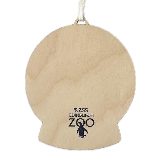Edinburgh Zoo Capybara Snow Globe Hanging Decoration