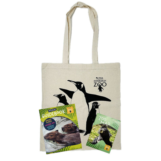Edinburgh Zoo Essentials Pack - Map, Guidebook & Bag