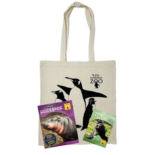Edinburgh Zoo Essentials Pack - Map, Guidebook & Bag