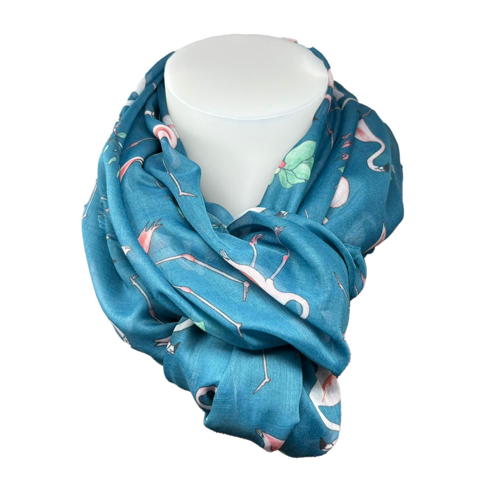 Edinburgh Zoo Recycled Flamingo Scarf