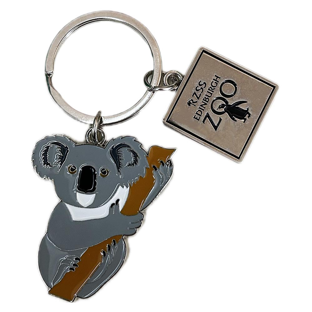Edinburgh Zoo Shaped Metal Keyring