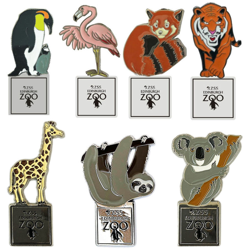 Edinburgh Zoo Shaped Metal Magnet