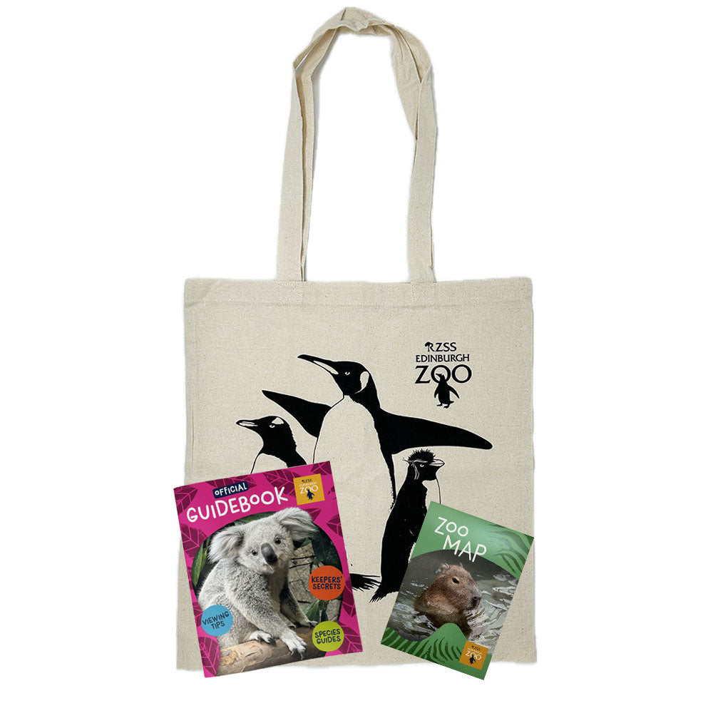 Edinburgh Zoo Essentials Pack - Map, Guidebook & Bag