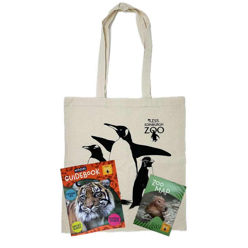 Edinburgh Zoo Essentials Pack - Map, Guidebook & Bag