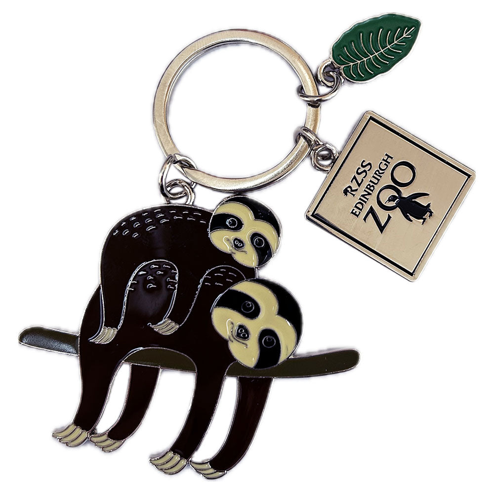 Edinburgh Zoo Shaped Metal Keyring