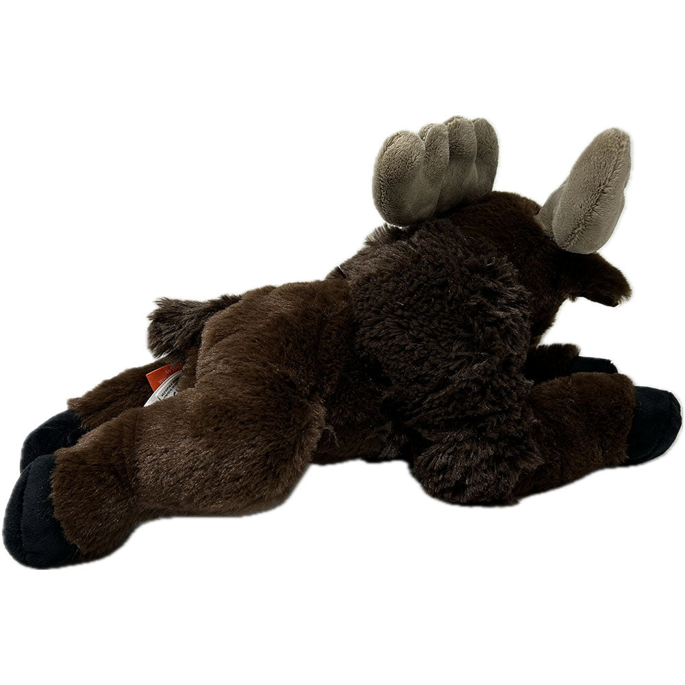 Wild Republic EcoKins Moose/Elk soft, plush toy is 30cm long, manufactured and stuffed with 100% recycled PET materials. This beautiful and educational toy is environmentally friendly, made from 16 recycled water bottles and extremely huggable.