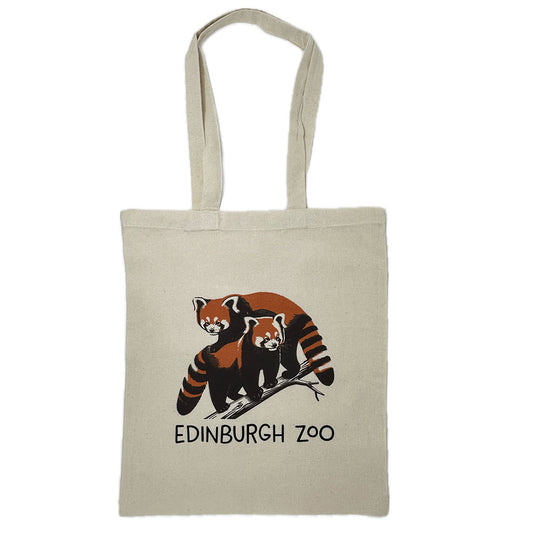 Carry your items with style using this Edinburgh Zoo Red Pandas Cotton Bag! Measuring 38 x 41cm, this bag features our adorable red pandas, showcasing your love for these furry creatures. Perfect for a day at the zoo, it's a fun and practical addition to your collection. Get yours today!