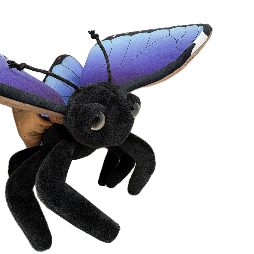 Funkyland blue morpho butterfly soft toy - 38cm
