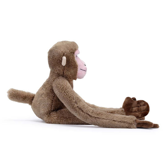 Monkey around with our Hanging Japanese Macaque, branded with the famous RZSS logo. This snow monkey is made from recycled PET materials, making him not only huggable but also good for the environment.
Learn more about our amazing Japanese Macaques here.
47cm