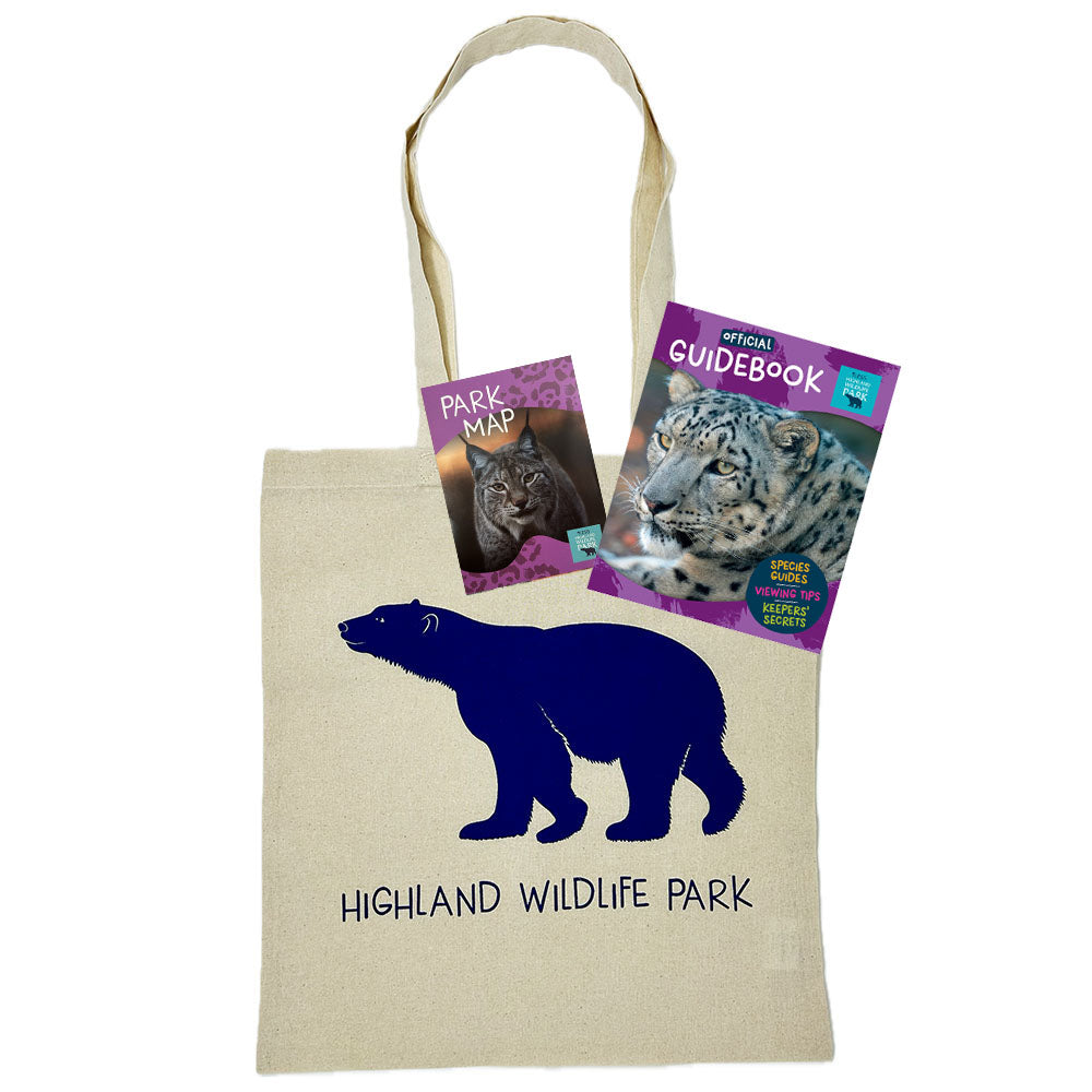 Highland Wildlife Park Essentials Pack - Map, Guidebook & Bag