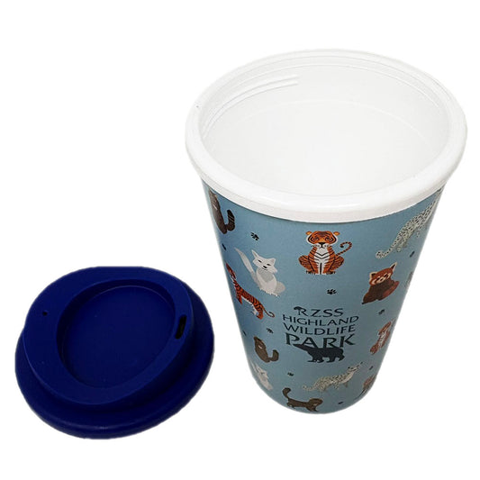 Highland Wildlife Park multi animal travel mug
