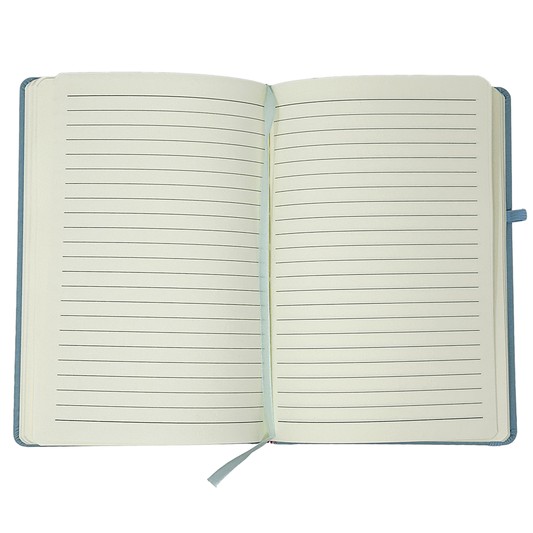 Get your hooves on this fun Highland Wildlife Park notepad in mint blue. A5 in size, lined pages, hardback with elastic band closure, elastic pen holder and separator ribbon.
Perfect for fans of our Highland Wildlife Park.