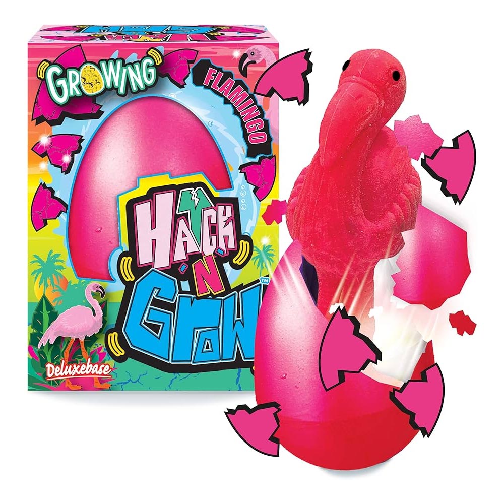 Watch your own penguin egg hatch n' grow with this unique toy. Place the 11cm egg in water and wait. The egg will hatch after a few days and continue to grow for 14 days.