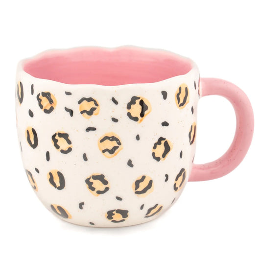 Surprise hidden leopard mug