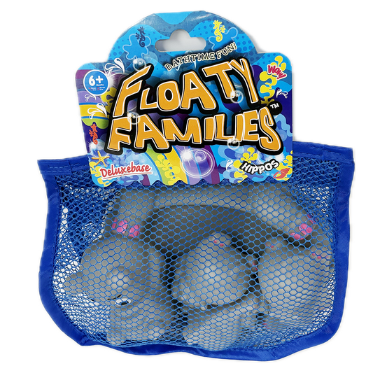 Hippo floaty families in zip bag