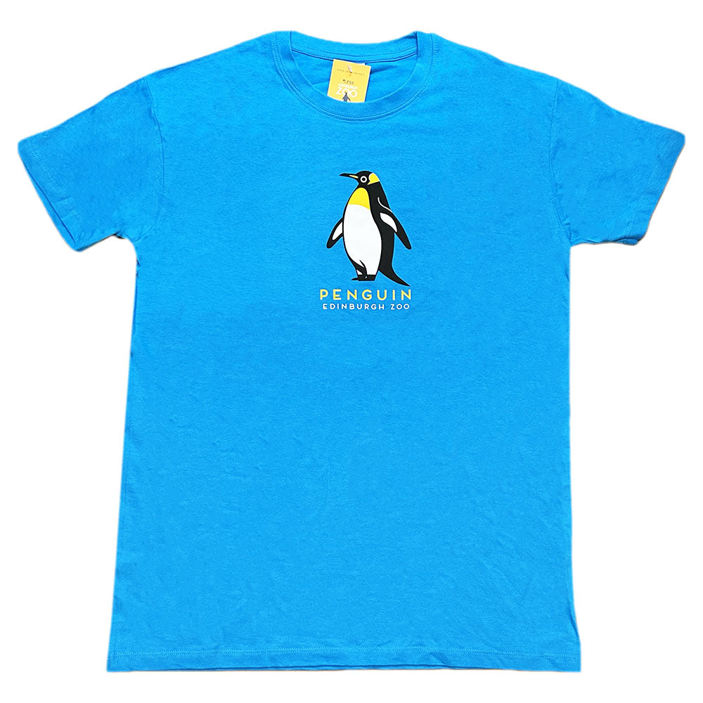 Hole in My Pocket Penguin T-shirt - Blue