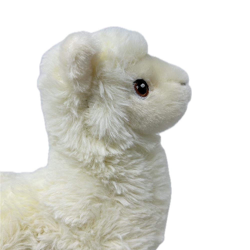 This Llama by Keel is made from 100% recycled materials. Plush multi textured body for super soft cuddling, felt hooves to rub and embroidered eyes.
Hand wash.
25cm tall.