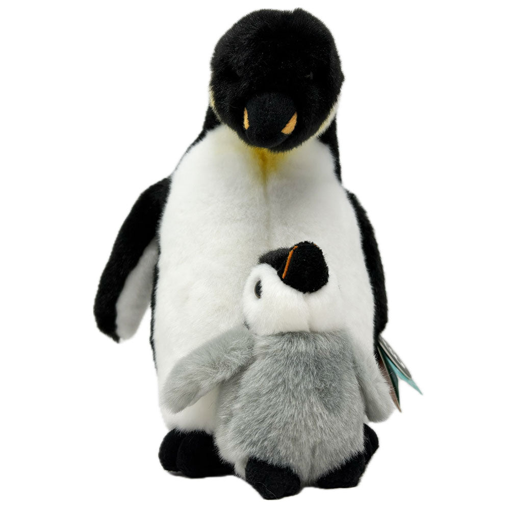Penguin with chick soft toy - 27cm