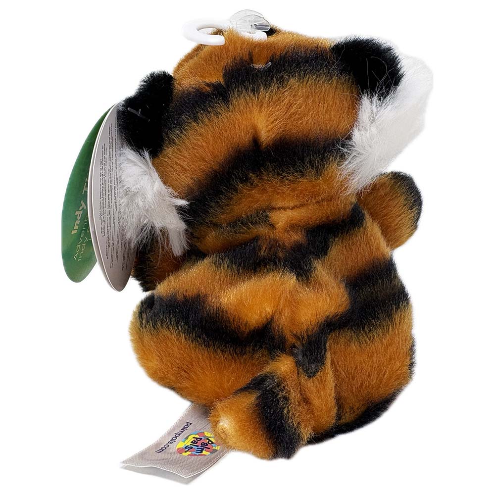 This little beanie palm pal is fun to have around. Indy the Tiger is just the right size for adventures, 15cm high and fits snuggly in your hand.
Keep up with the Edinburgh Zoo Tiger Cam here.