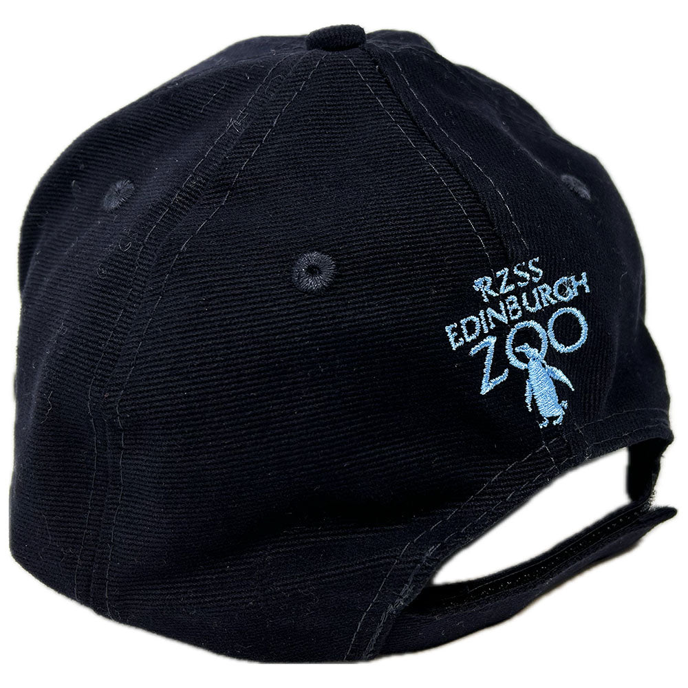 Be the coolest penguin in town with the Edinburgh Zoo Penguin Baseball Cap! This cap features penguin embroidery on the front, the back and branding around the cap peak. Show off your love for penguins while protecting your head from the sun. Perfect for zoo visits, outdoor adventures, or just adding some fun to your wardrobe.