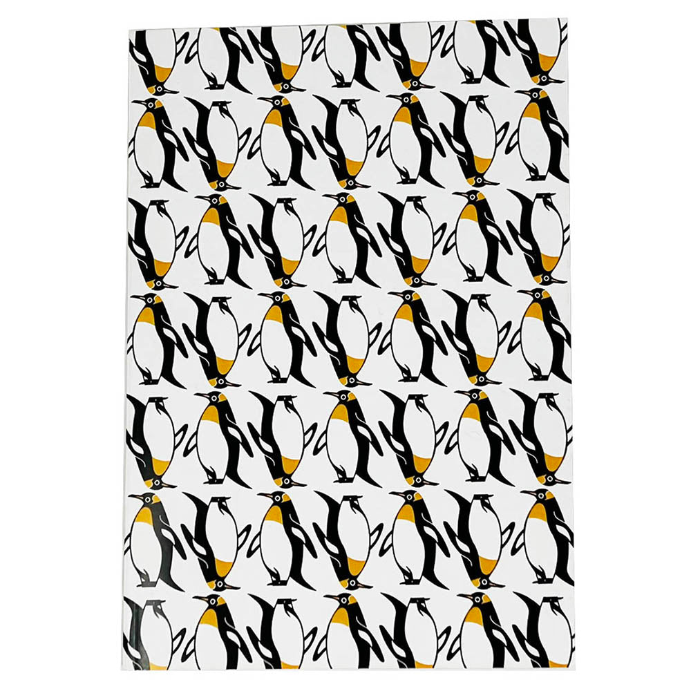 This Edinburgh Zoo P is for Penguin Jotter is a fun addition for notes. Lined pages with a stiff cover, perfect for work, school or home.
Edinburgh Zoo has come together with Hole In My Pocket to create a fun, retro range of penguin themed products. Shop the collection here.
Illustrated by Allistair Burt, Hole In My Pocket
210 x 148 A5