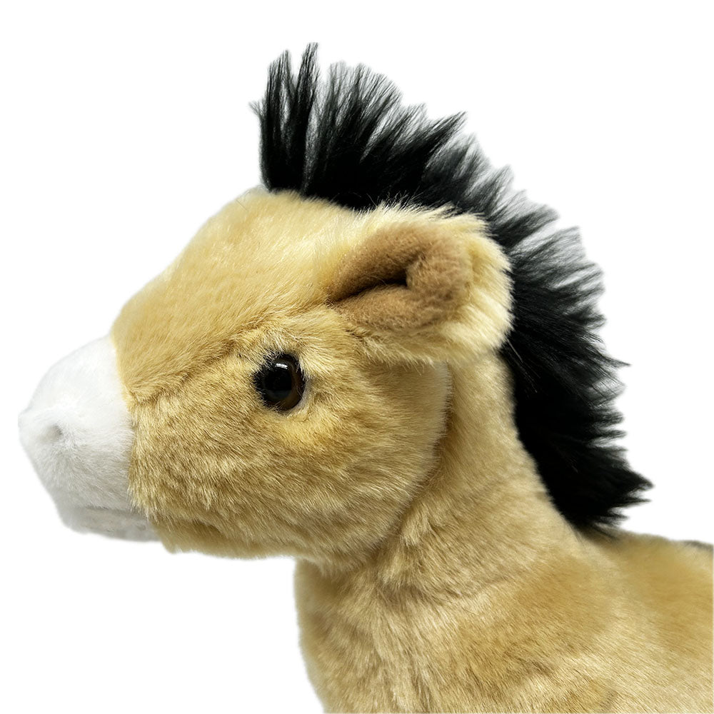 Meet your new playful companion, the Przewalski Horse Plan M Soft Toy from the RZSS. Made out of recycled stuffing for a sustainable touch, this cuddly horse is perfect for little hands. Join the RZSS and go on adventures with this quirky, eco-friendly toy!
By purchasing this toy, you will also be supporting an education project in Nepal through Plan International.
Learn about our Przewalski's Horses here.
21cm
Hand Wash