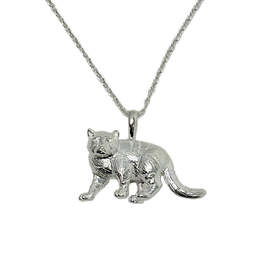 Reeves & Reeves Wildcat Necklace Silver