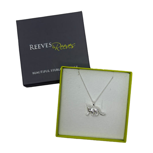 Reeves & Reeves Wildcat Necklace Silver