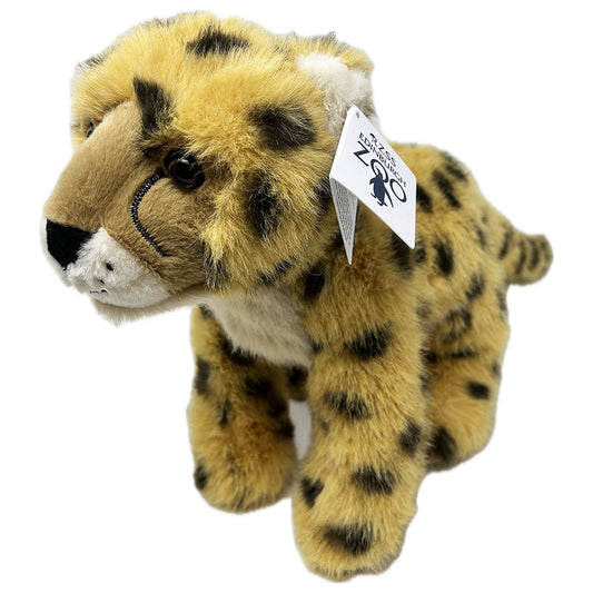 Get your paws on the purrrrrfect Cheetah Soft Toy with Edinburgh Zoo branding. This eco pal is incredibly fluffy with fabulous spotted plush, balanced body and delightful embroidery.
Find out about our cheetah, Billy here.
28cm