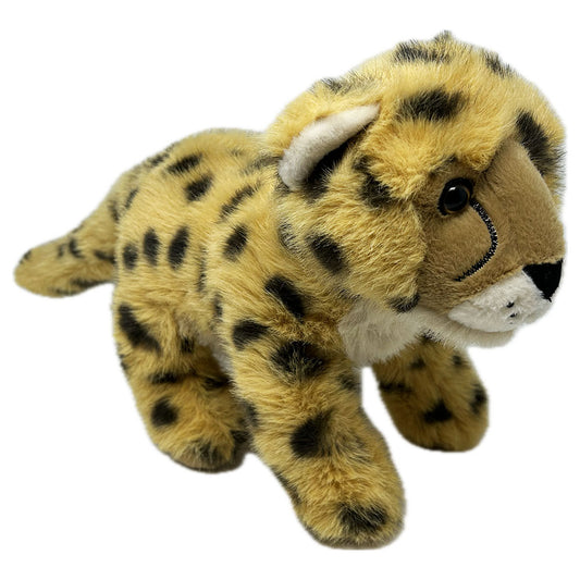 Get your paws on the purrrrrfect Cheetah Soft Toy with Edinburgh Zoo branding. This eco pal is incredibly fluffy with fabulous spotted plush, balanced body and delightful embroidery.
Find out about our cheetah, Billy here.
28cm
