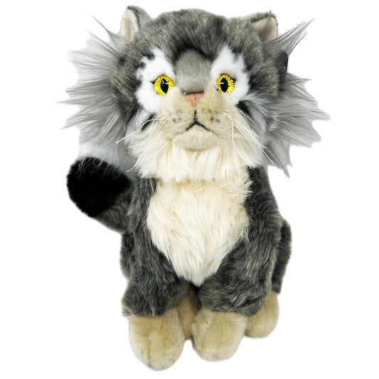 Get your paws on this 28cm high Pallas's Cat soft toy. Thick plush fur in varied textures, fluffy mane, long whiskers and deep golden eyes captures the essence of the beautiful Pallas Cat. Stuffed with PET recycled material to make this furry pal not only adorable but also environmentally friendly.
Find out more about out Pallas Cats here.