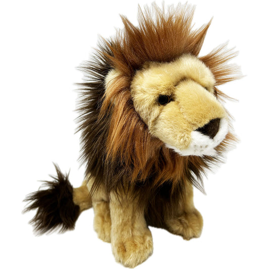 Get ready for some roarin' good fun with this Lion Soft Toy! Stuffed with recycled PET made from old plastic bottles, this 28cm plush toy is not only cuddly and majestic, but also environmentally friendly. A purchase you can feel good about, while enjoying some cuddles with this new furry friend.