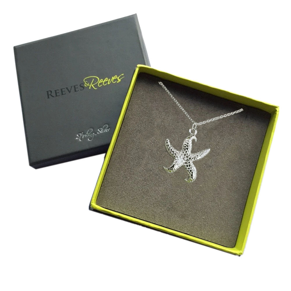 R&R Starfish Sterling Silver Necklace