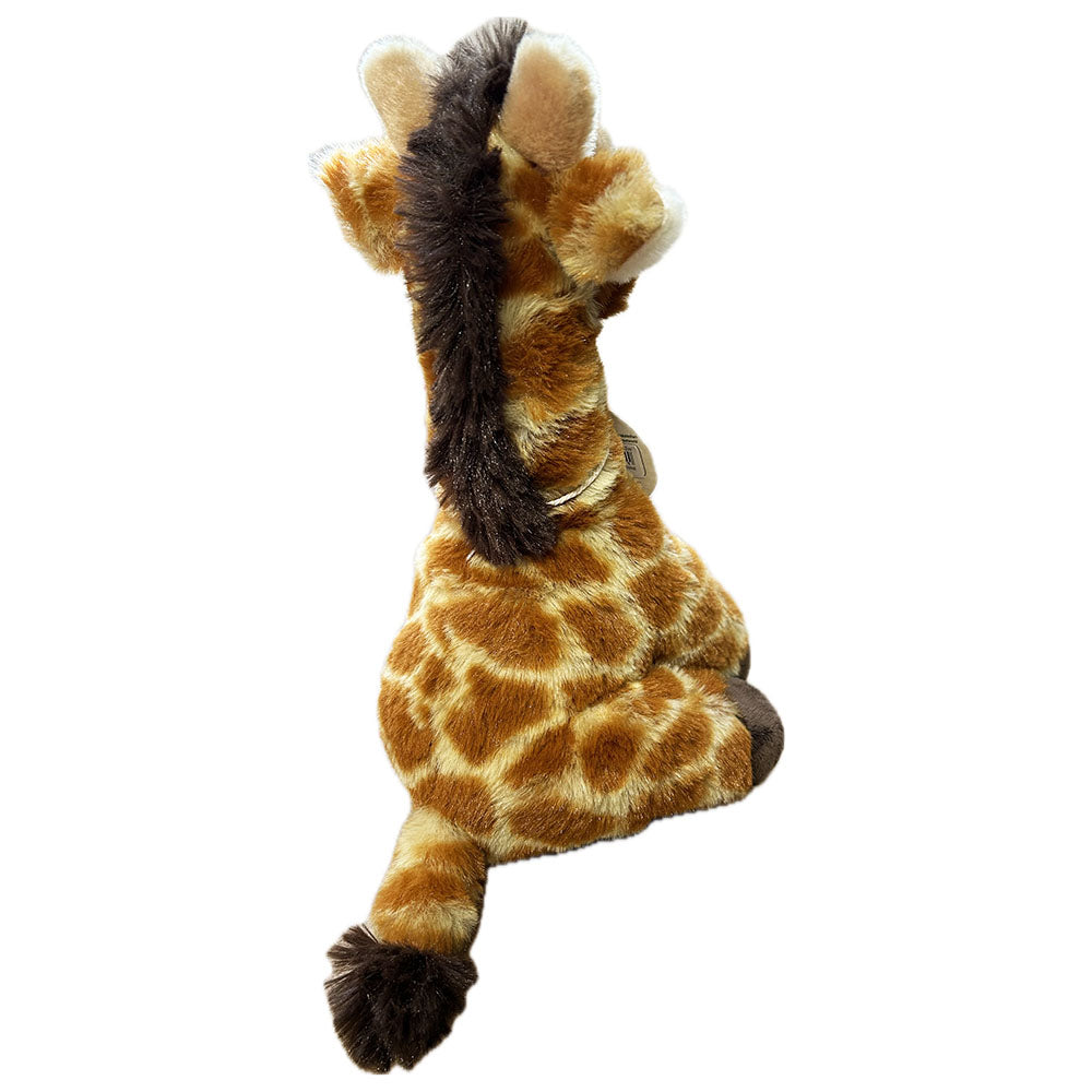 This Re-Pets Giraffe soft toy from Nature Planet is a soft and huggable pal, made with eco friendly re-pets technology and branded with our Edinburgh Zoo Logo tags.