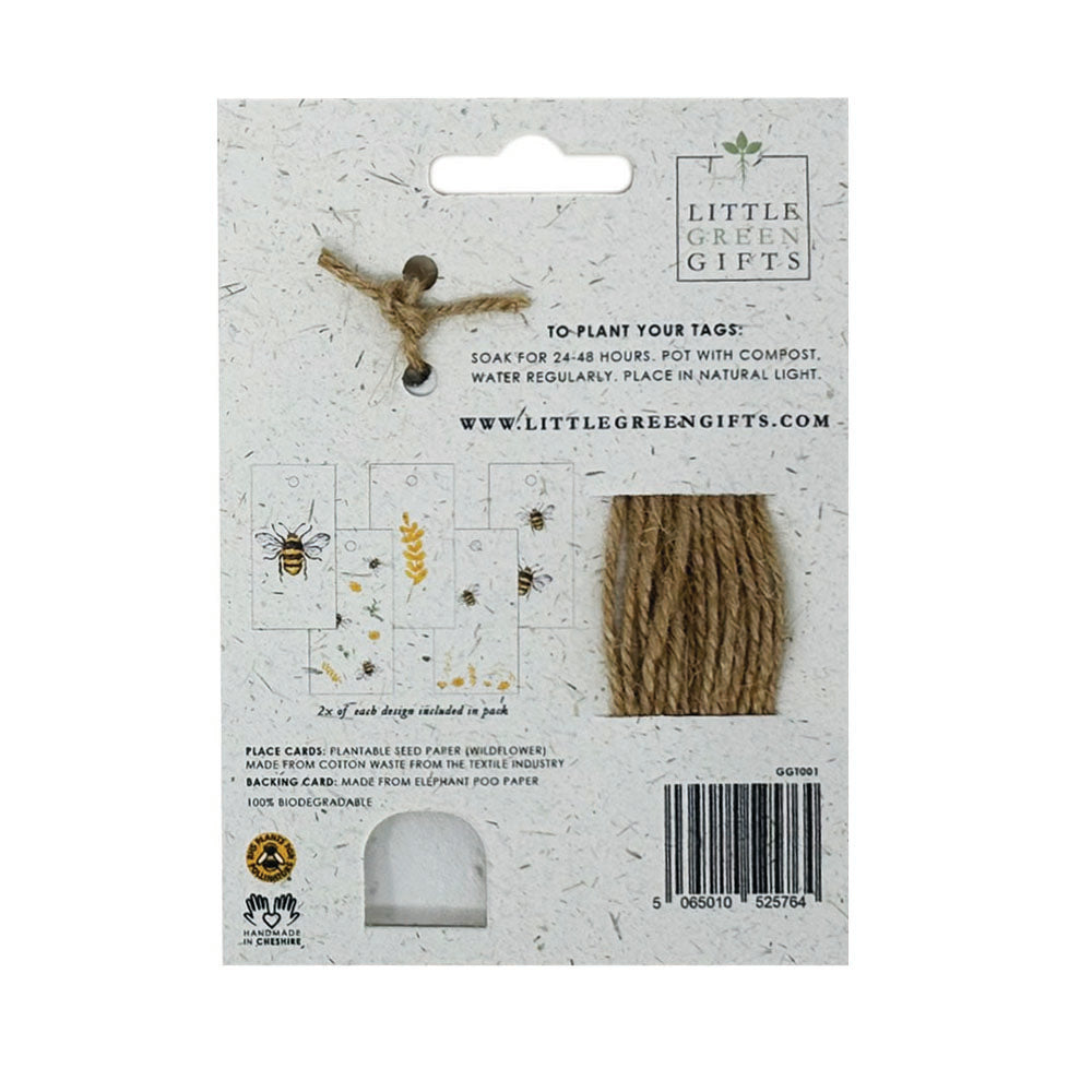 Bees and Blossoms Plantable Gift Tags