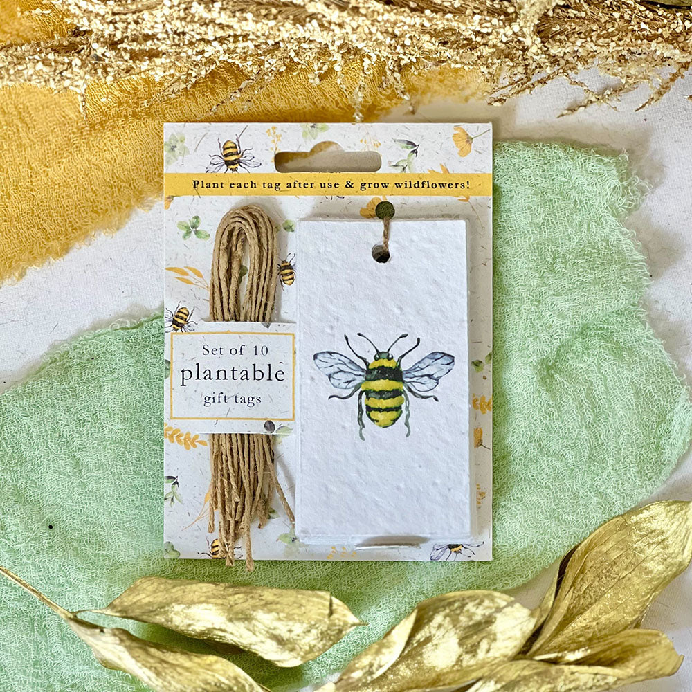 Bees and Blossoms Plantable Gift Tags